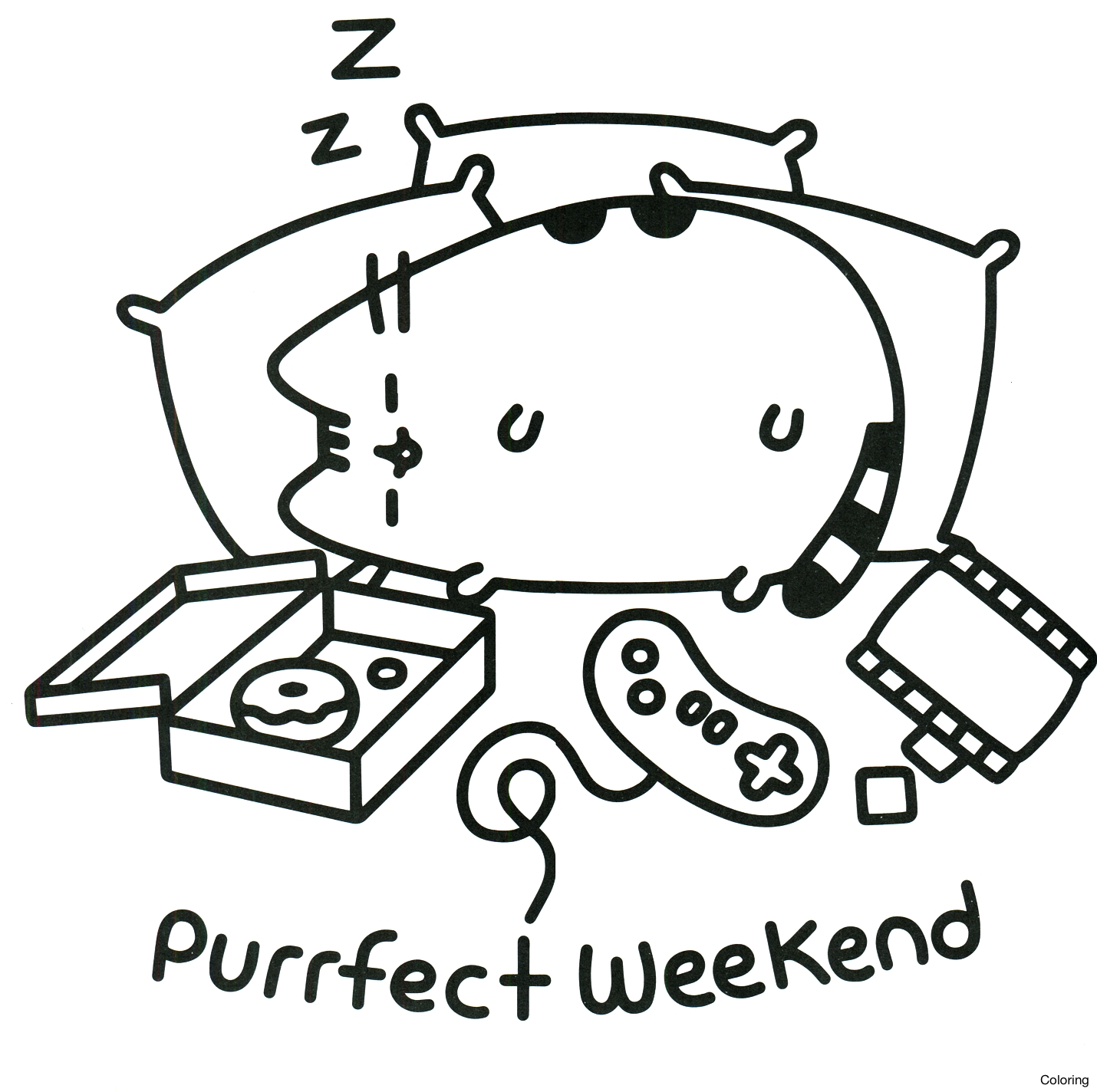 1430x1424 Kawaii Coloring Pages Coloringsuite Gallery