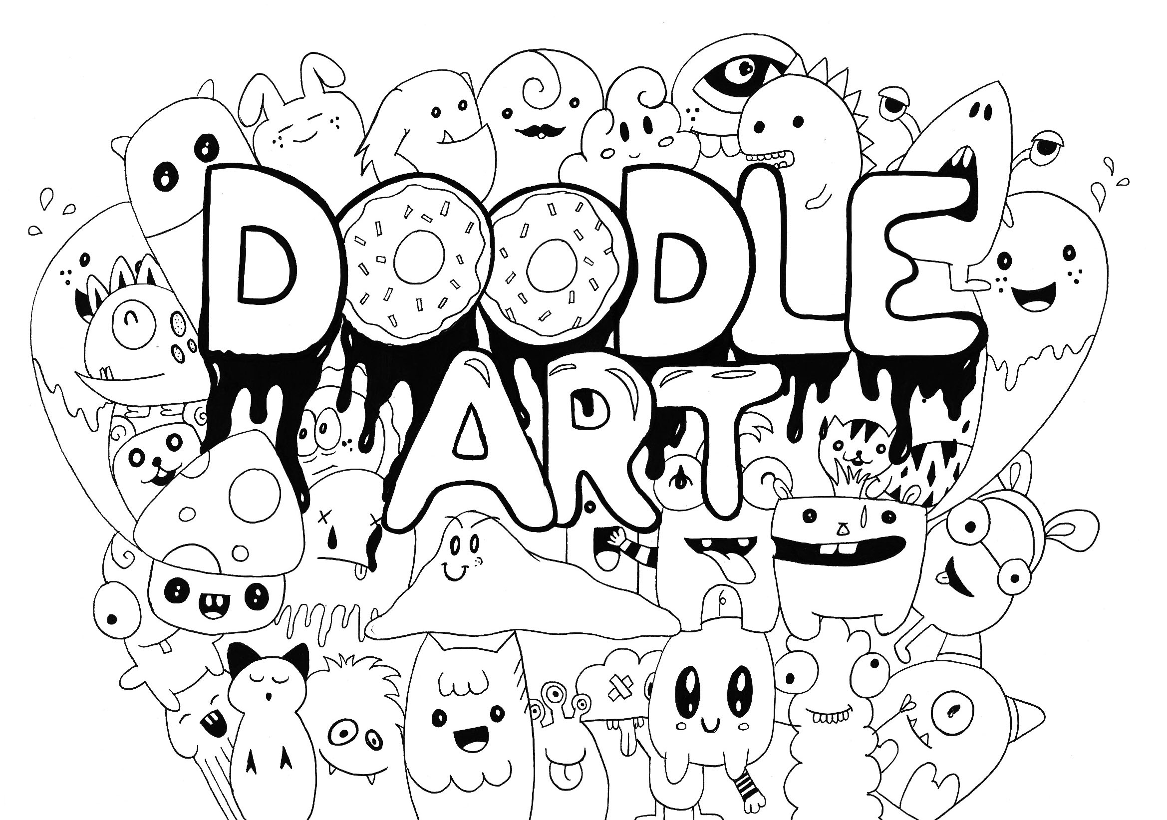 2338x1643 Doodle Art Rachel Collection