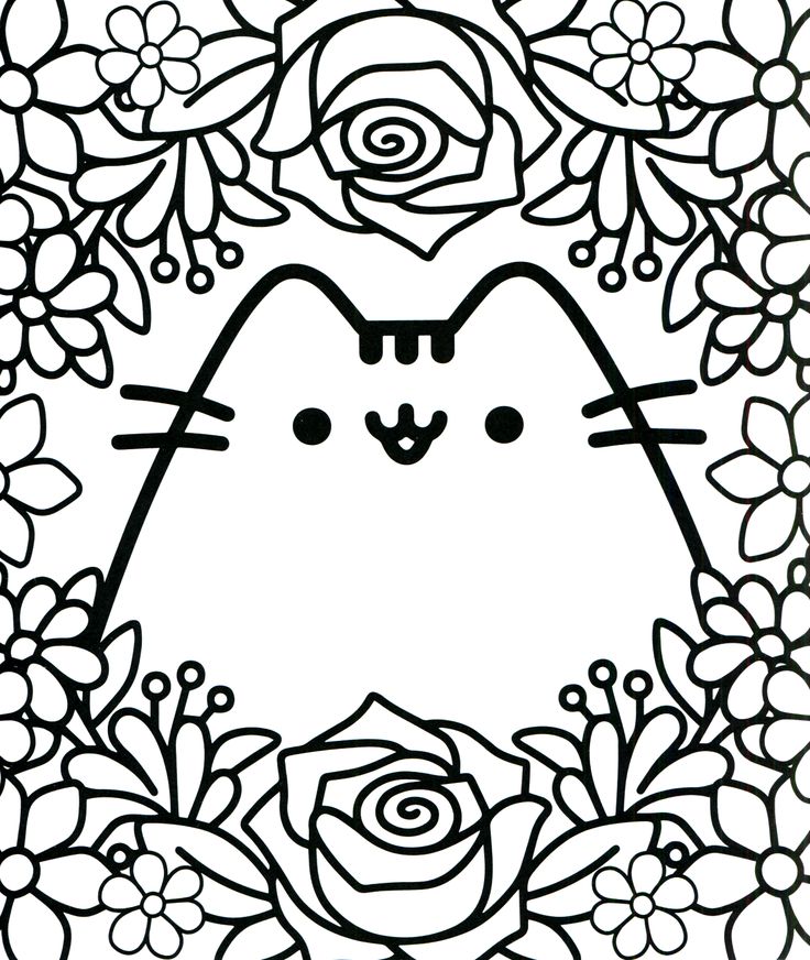 Kawaii Printable Coloring Pages