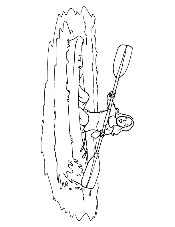 612x792 Modern Sea Kayak Coloring Page Download Free Modern Sea Kayak