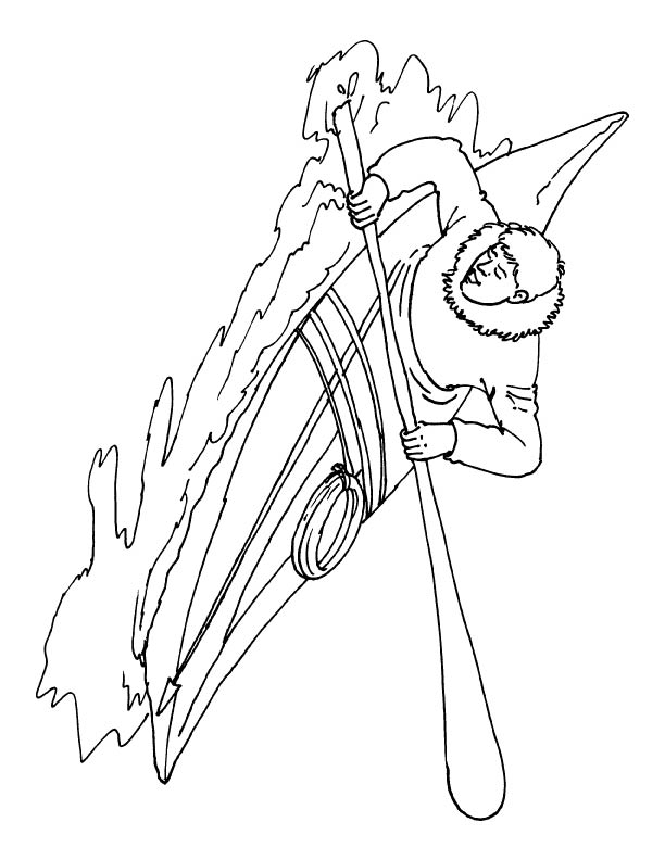 612x792 White Water Kayak Coloring Page Download Free White Water Kayak