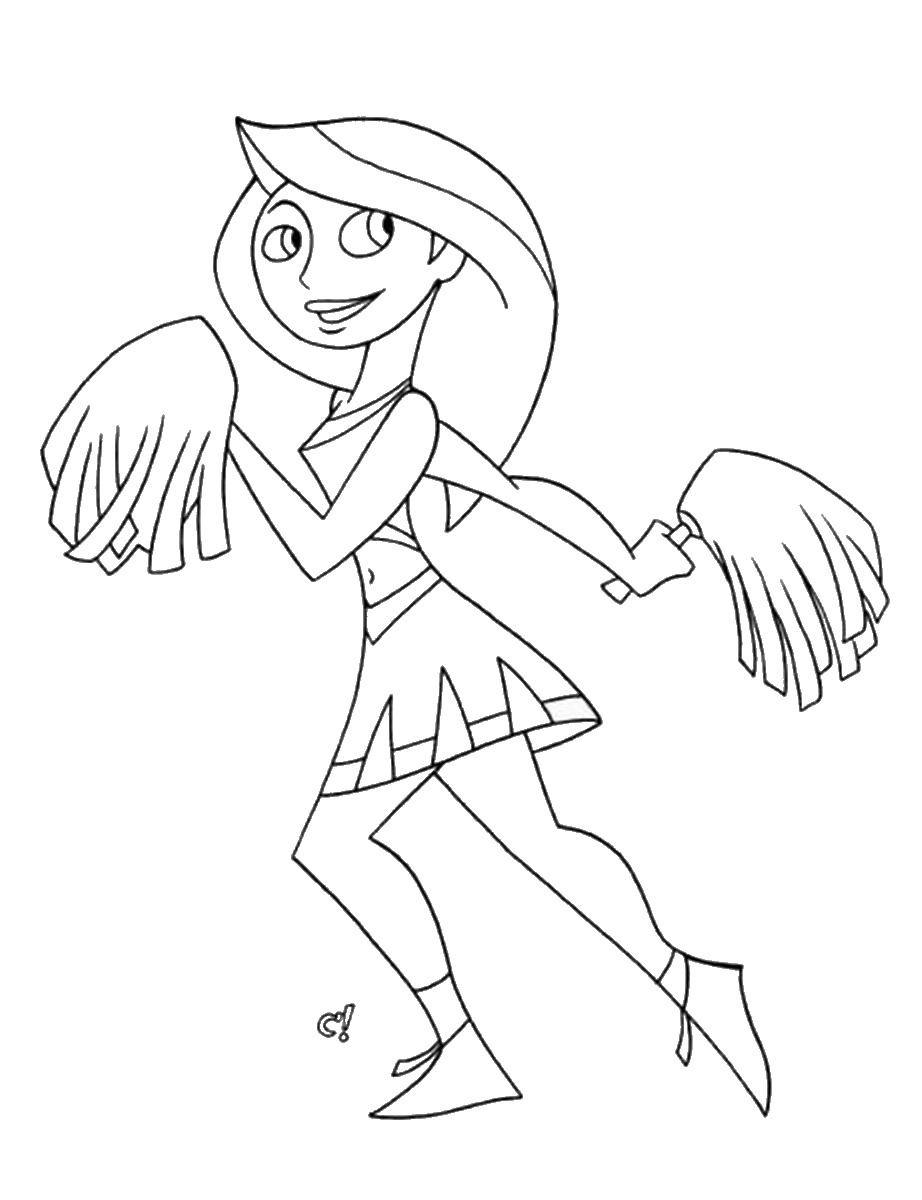 922x1200 Kim Possible Coloring Pages