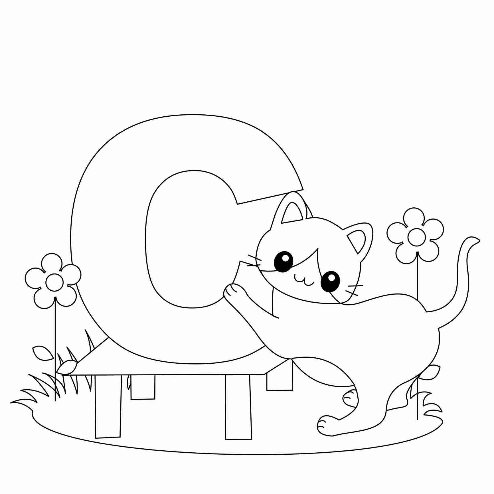 1732x1732 C Coloring Pages Olegratiy