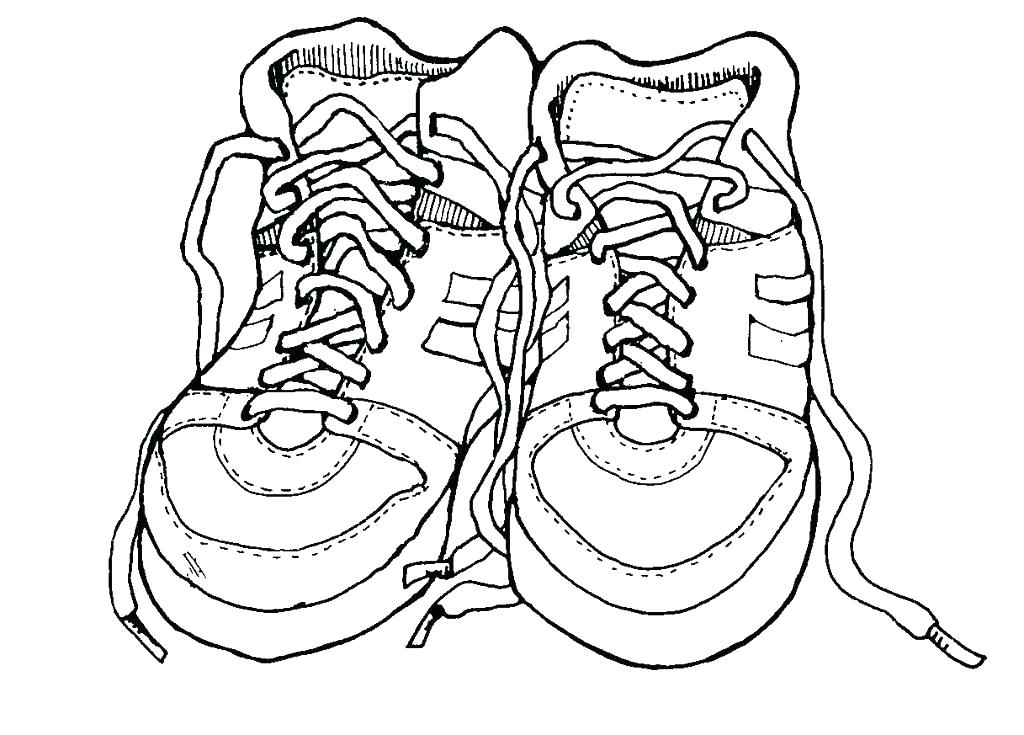1024x735 Shoes Coloring Pages Shoes Shoe Printable Coloring Pages Kd Nike