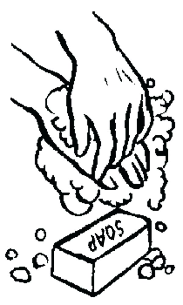 600x1000 Handwashing Coloring Pages Hand Washing Keep Your Hand Clean