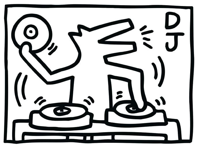 687x515 Keith Haring Coloring Pages Coloring Pages Coolest Coloring Pages