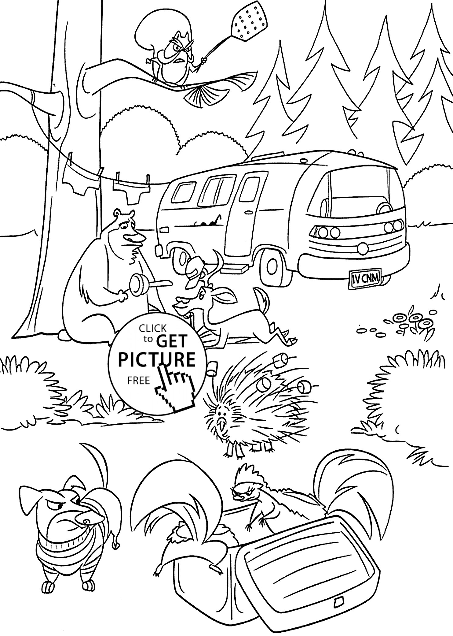 1483x2079 Temperate Rainforest Coloring Pages