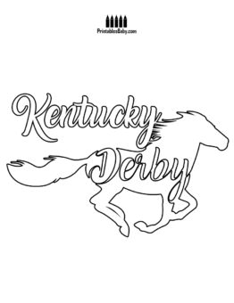 262x340 Kentucky Derby Coloring Pages Archives