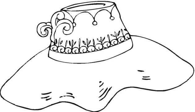 630x364 Exelent Hats Coloring Page 2 Illustration