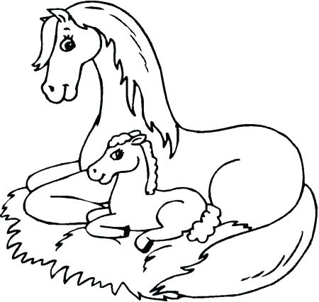 450x426 Horse Coloring Pages Printable Horse Jumping Colouring Pages Horse
