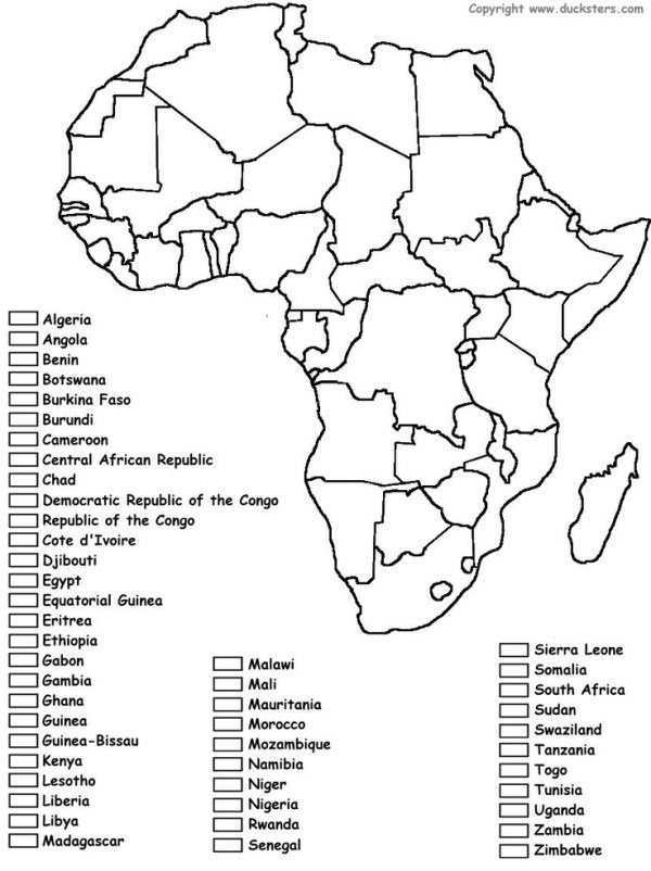 600x802 Map Of Nigeria Coloring Pages