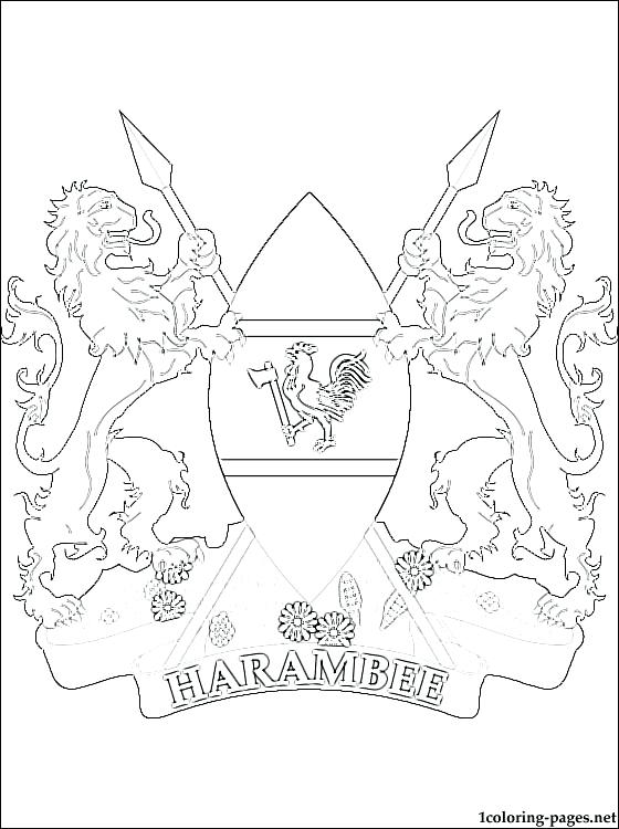 560x750 Kenya Flag Coloring Page Flag Coloring Page Coloring Pages Flag