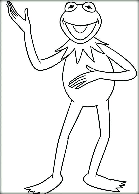 557x775 Kermit The Frog And Miss Piggy Coloring Pages Printable Pictures