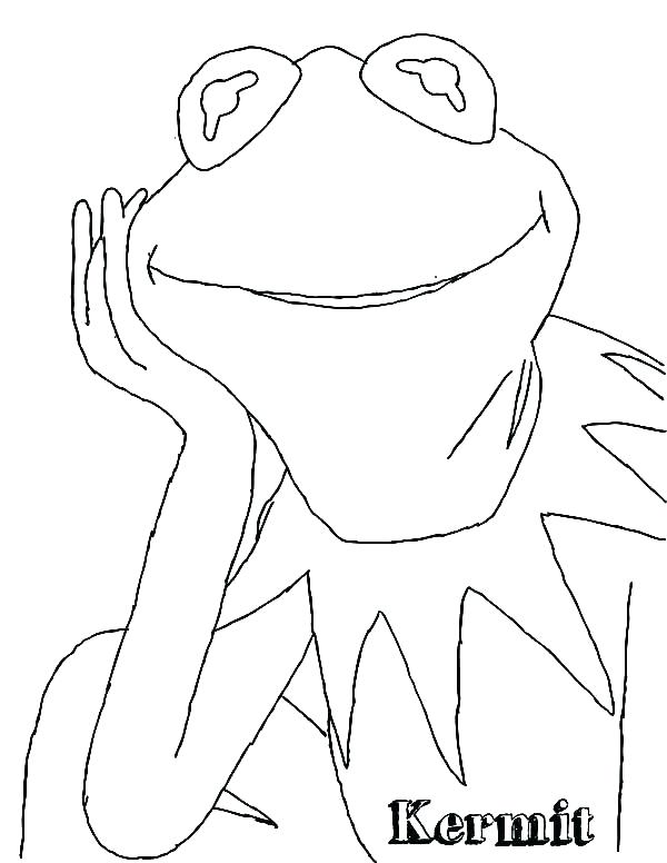 Kermit The Frog Coloring Page