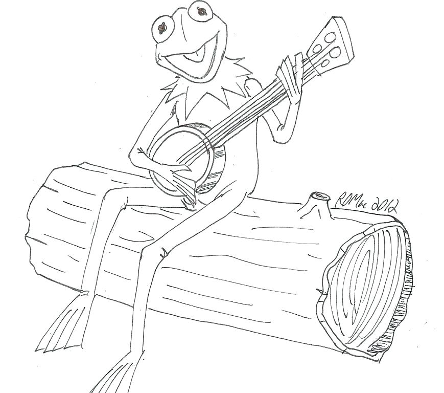 869x768 Kermit Coloring Pages Baby Coloring Es Piggy Bank To Print Pig
