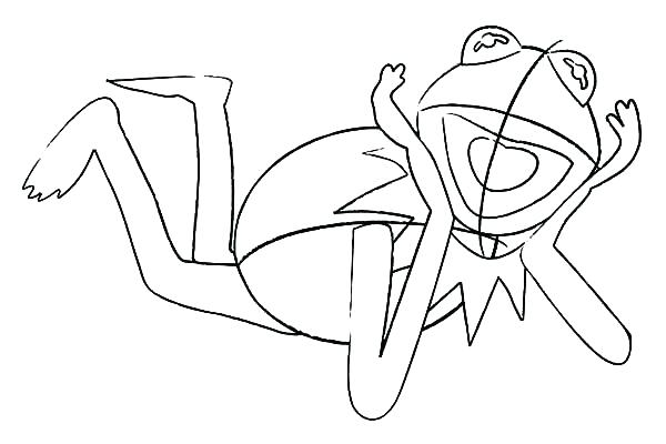 600x400 Kermit Coloring Pages S Kermit The Frog Coloring Pages