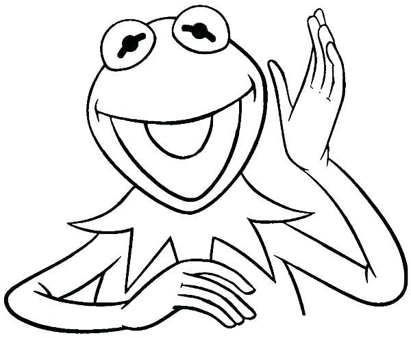 600x494 Kermit Frog Coloring Pages