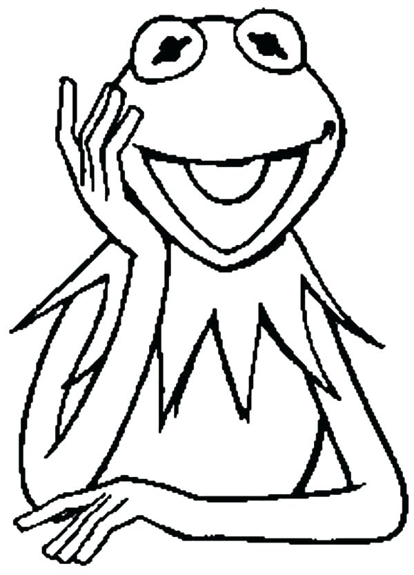600x833 Kermit The Frog Coloring Pages