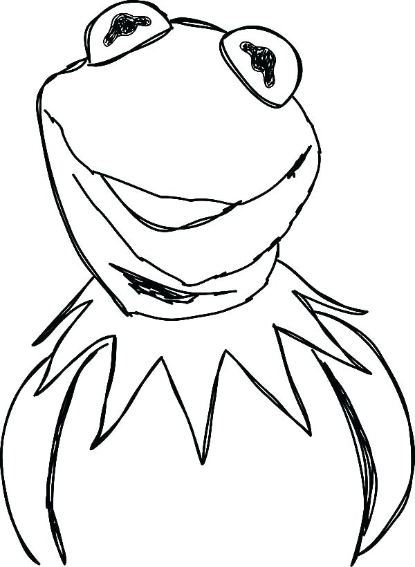 600x820 Free Kermit Frog Coloring Pages Kermit Frog Little Kermit