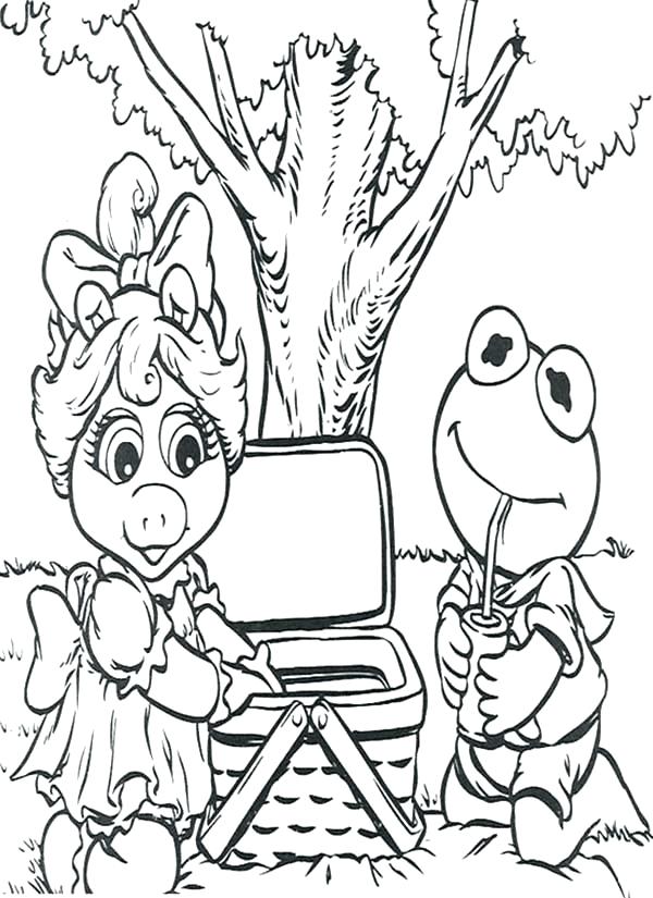 600x825 Kermit Coloring Page Coloring Pages The Frog Coloring Pages