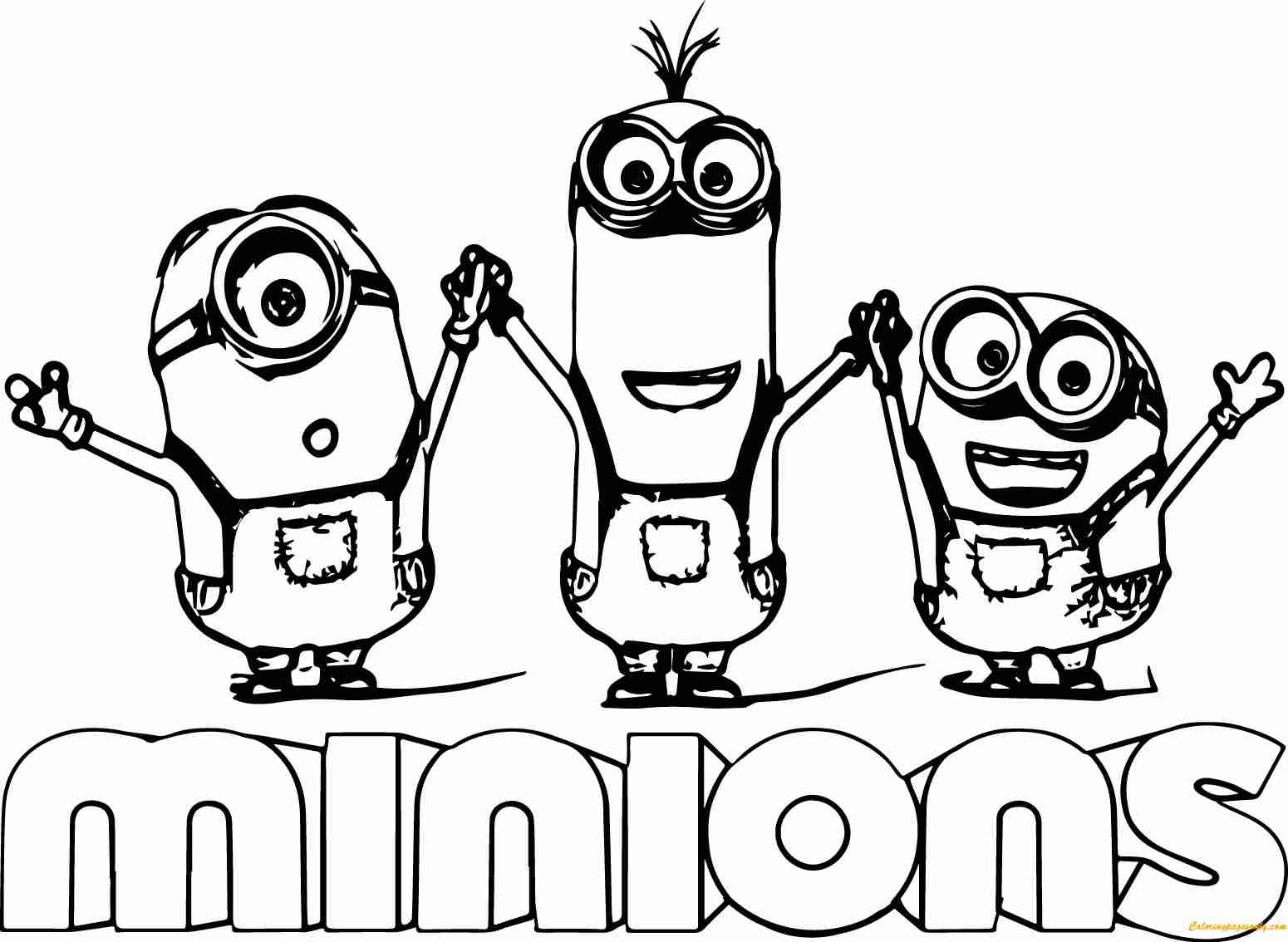 1550x1134 Kevin Minion Coloring Pages Olegratiy
