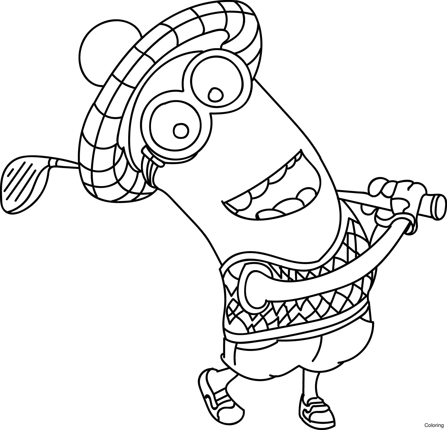 1468x1410 Minion Kevin Coloring Page Minions Color Sheet The Pages To New