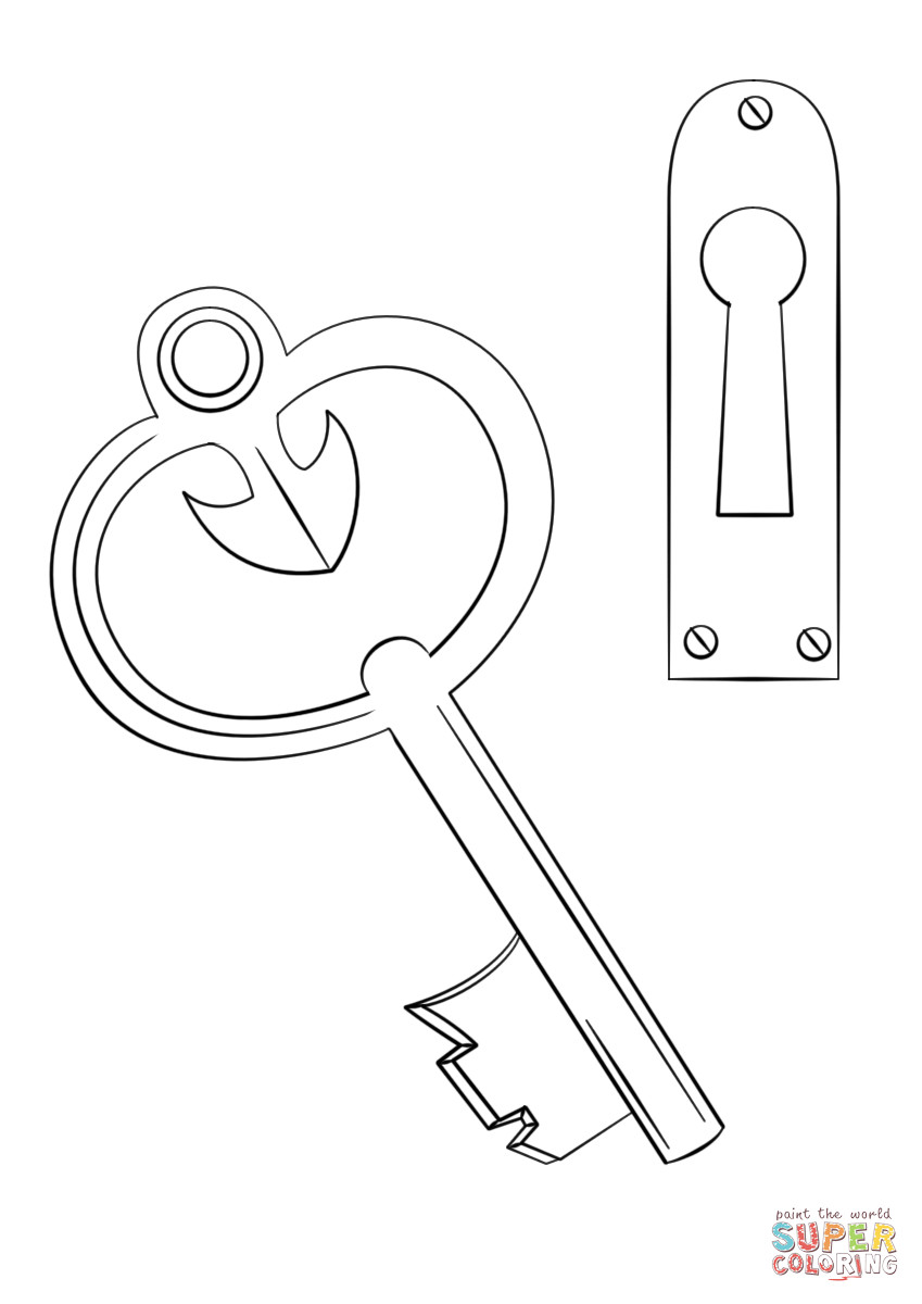 849x1200 Key Coloring Page 1ru Info Beauteous Acpra