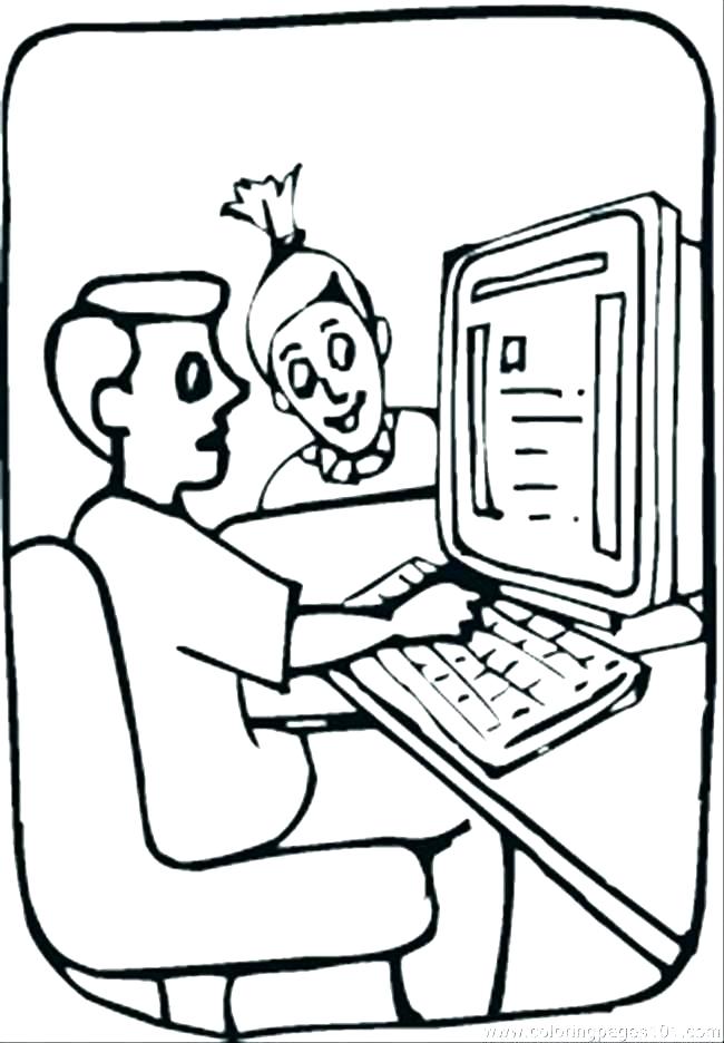 650x936 Computer Coloring Pages