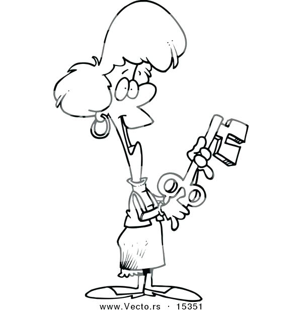 600x620 Key Coloring Page Key Coloring Page Drawing Key Coloring Page