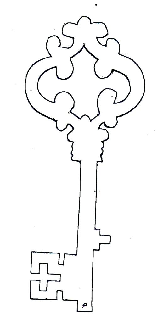 499x1024 Key Coloring Pages Drawing Key Coloring Page For Kids Laptop