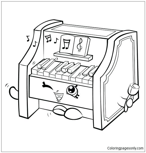 577x603 Piano Coloring Pages Key Coloring Pages Keyboard Coloring Pages