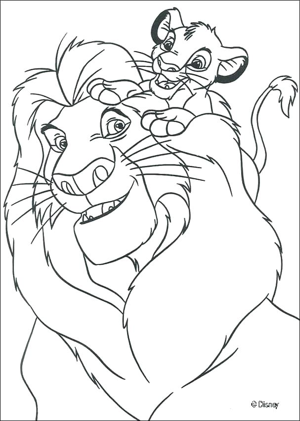 607x850 Lion King 2 Coloring Pages Kiara And Kovu With Page The Osakawan