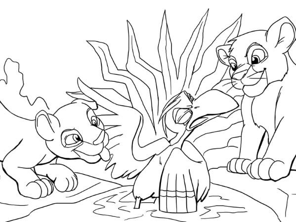 599x450 Lion King Coloring Pages Best Of Kiara Beauteous 2 Acpra
