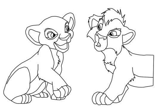 520x363 Lion King Kiara Coloring Pages
