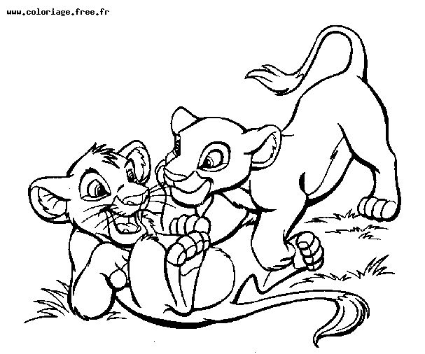 607x506 Coloring Pages Lion King Character Drawing Lions