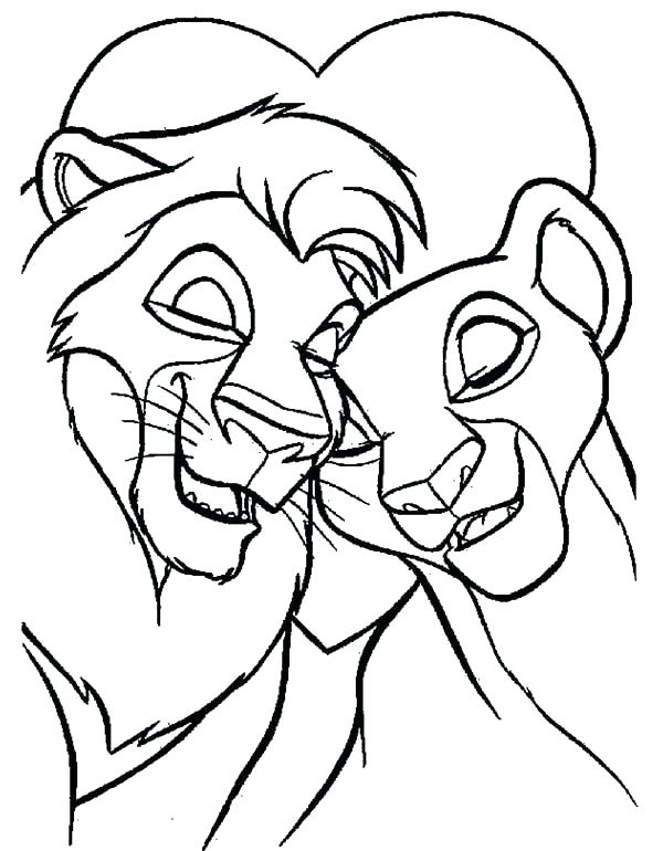 600x770 Lion King Coloring Pages Kovu Devon Creamteas