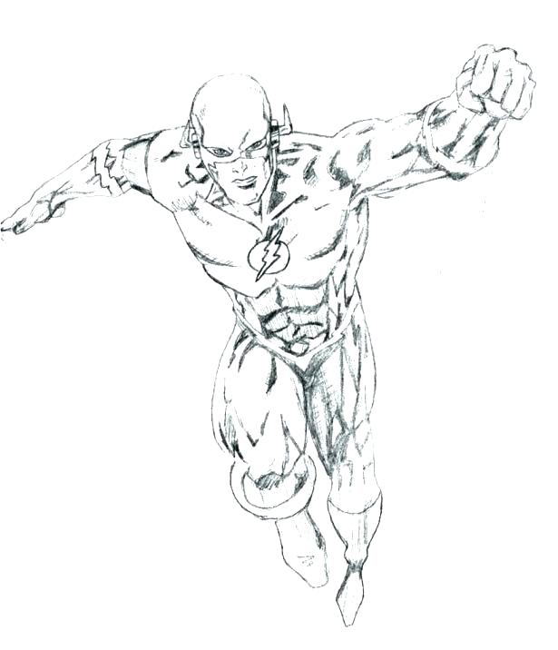 615x716 The Flash Coloring Page The Flash Kid Flash To Coloring Pages