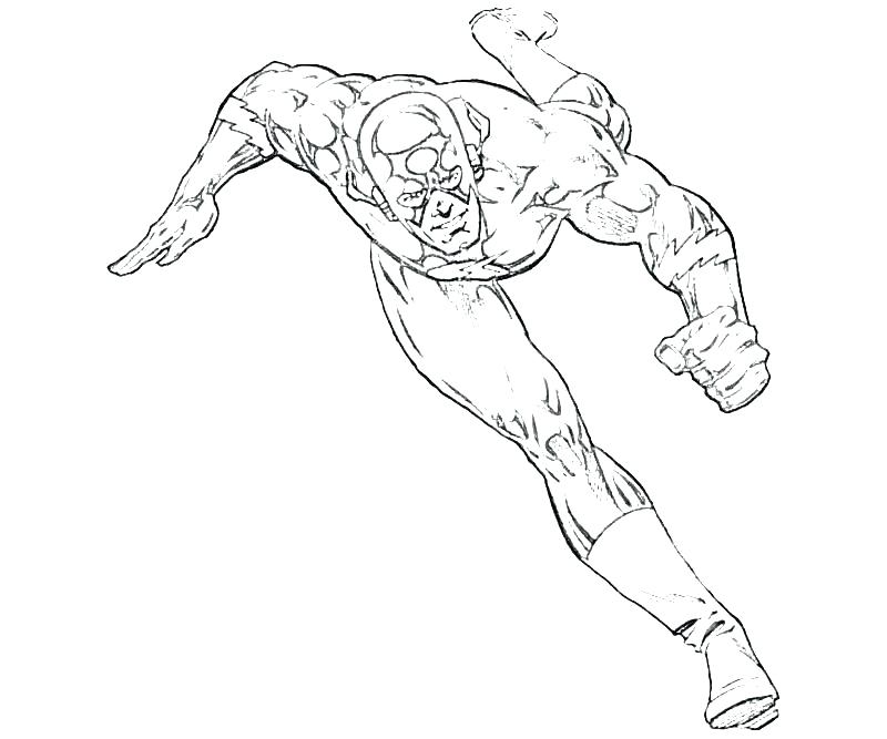 800x667 The Flash Coloring Pages Flash Coloring Page The Flash Coloring
