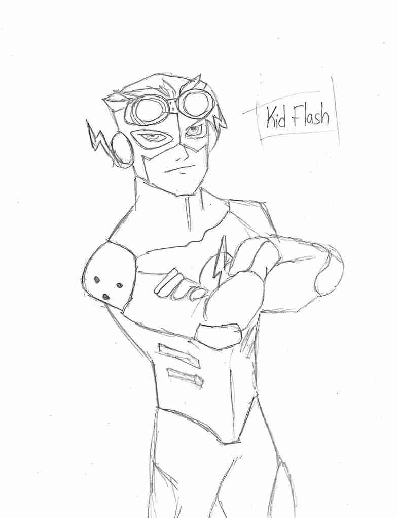 783x1020 Flash Coloring Pages Unusual Kid Olegratiy