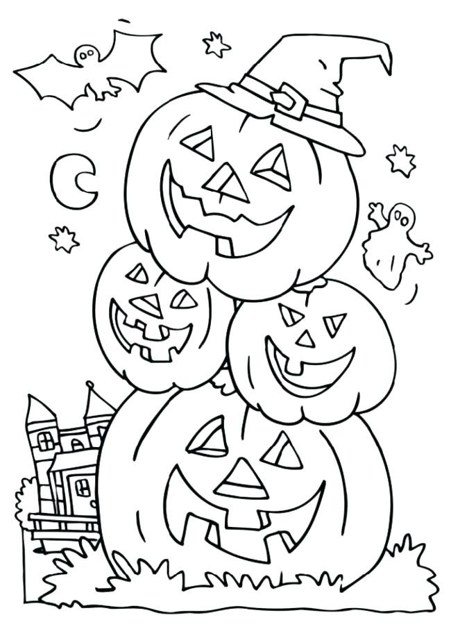 650x919 Halloween Coloring Pages For Preschoolers Kids Coloring Preschool