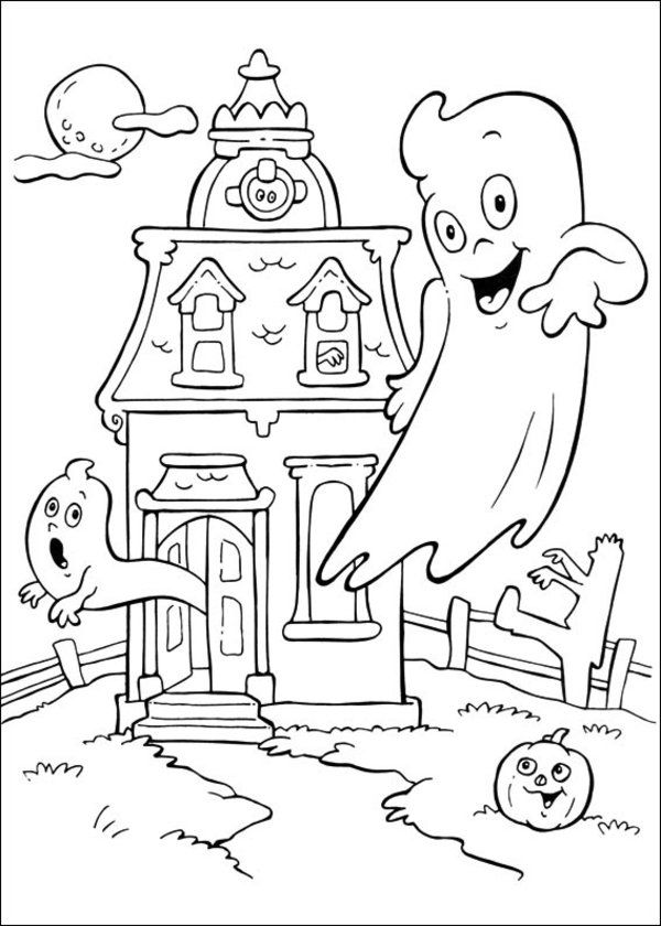 600x840 Coloring Pages For Halloween