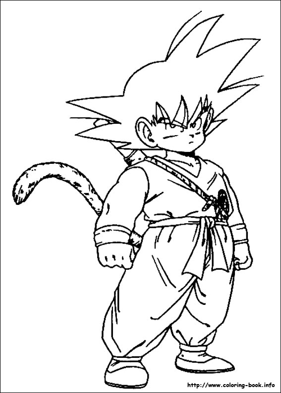 567x794 Dragon Ball Z Coloring Pages On Coloring