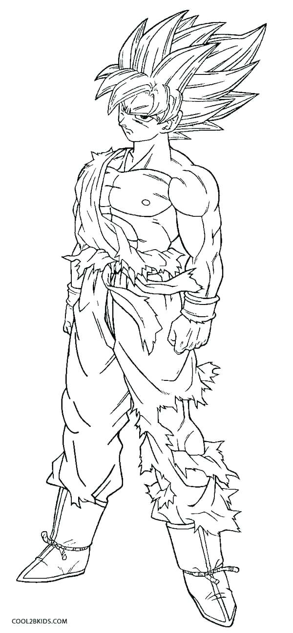 600x1293 Kid Goku Coloring Pages Beautiful Coloring Page Print Pages