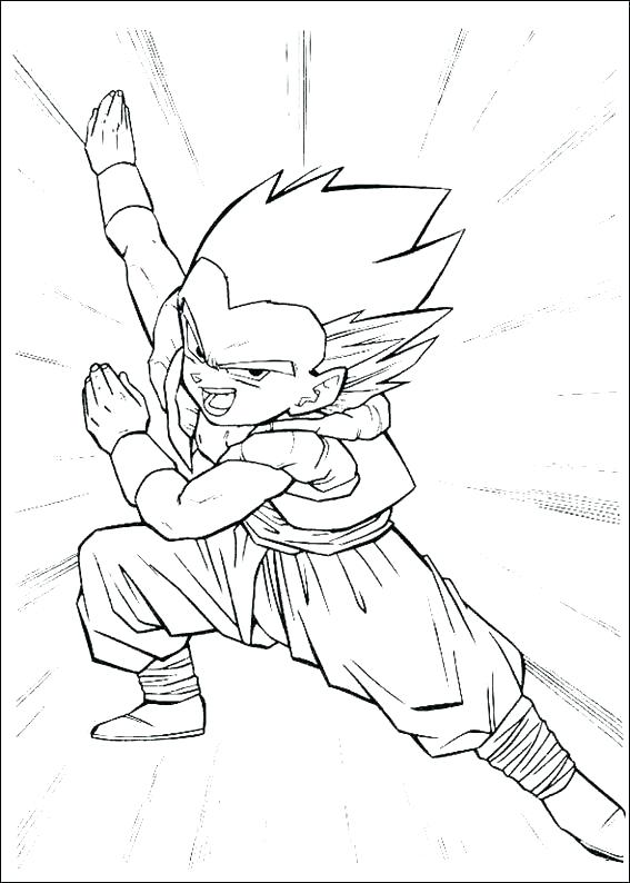 567x794 New Kid Goku Coloring Pages For Kid Coloring Pages Dragon Ball Z