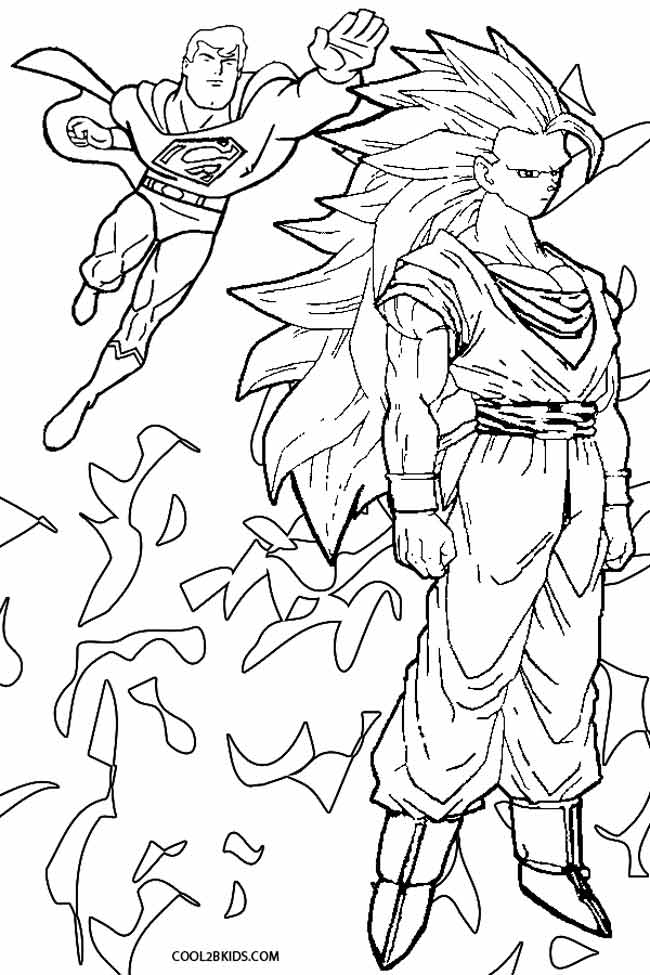 650x975 Printable Goku Coloring Pages For Kids Cool2bkids