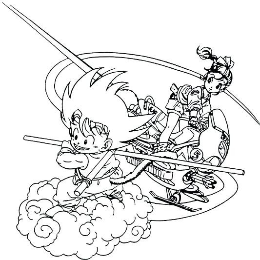 533x533 Amazing Kid Goku Coloring Pages And Kid Coloring Pages 19 Coloring