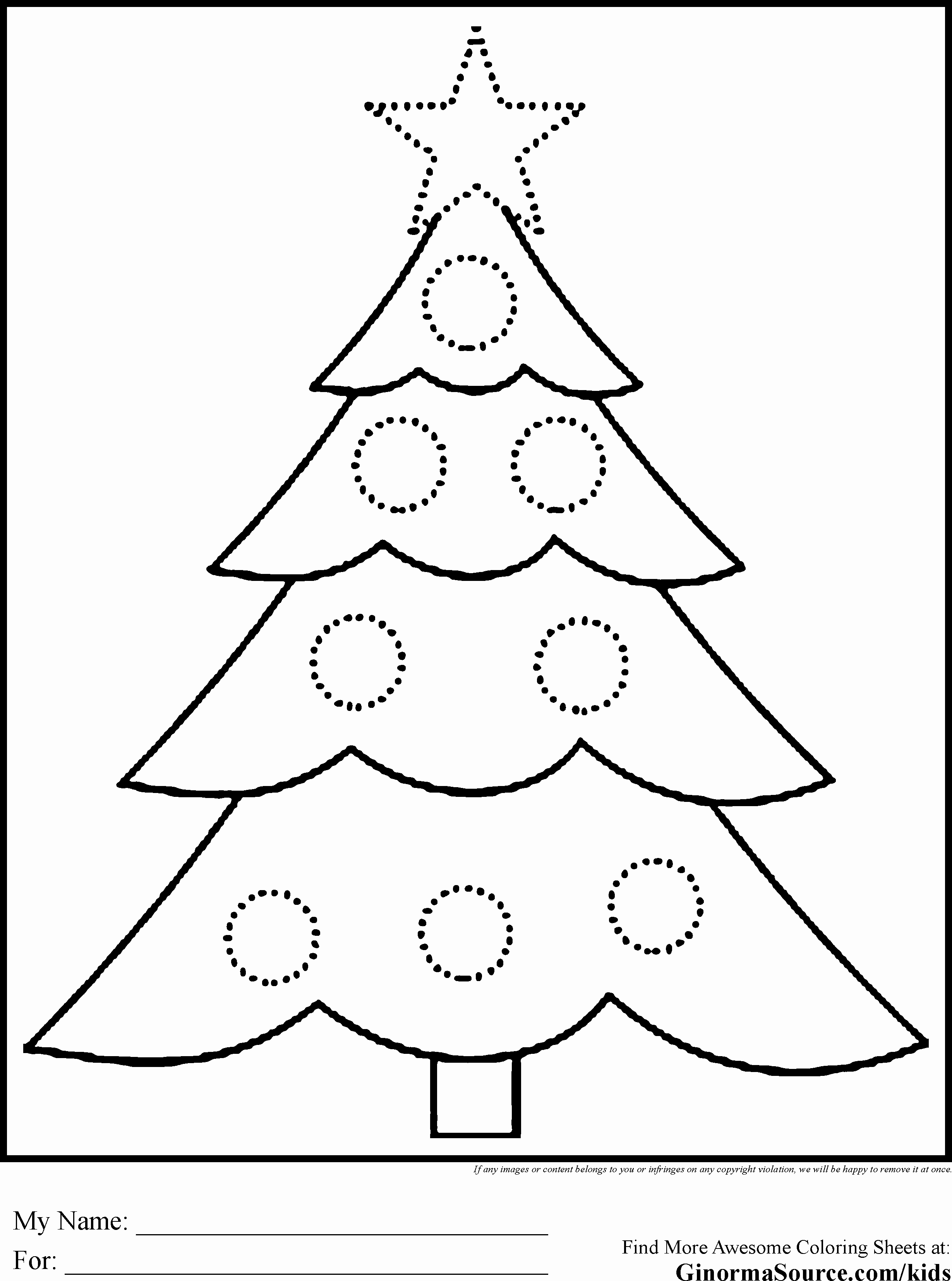 2459x3310 Christmas Tree Coloring Page Luxury Kids Christmas Tree Drawing