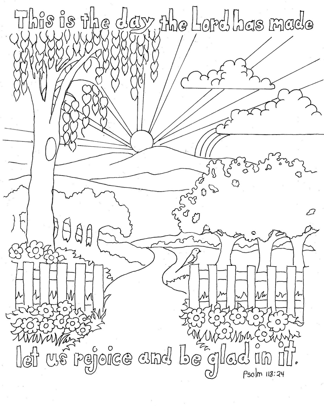1277x1600 Coloring Pages For Kids By Mr. Adron This Is The Day The Lord Has