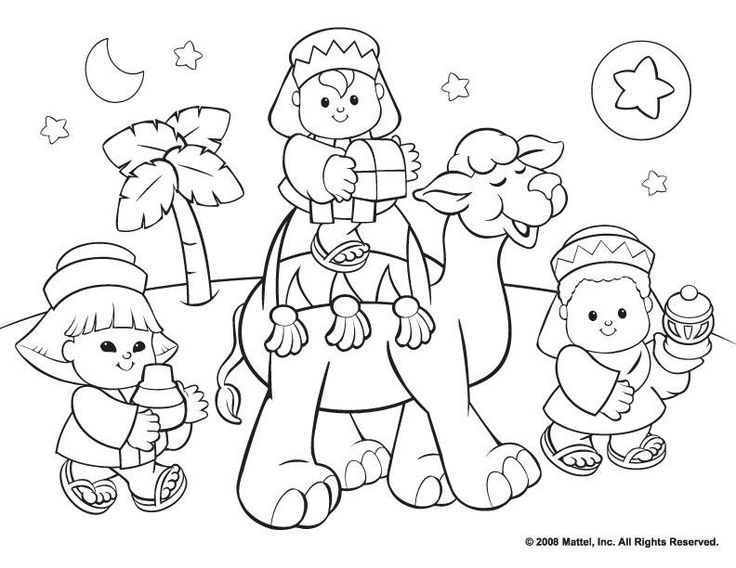 736x568 Kids Church Christmas Coloring Pages