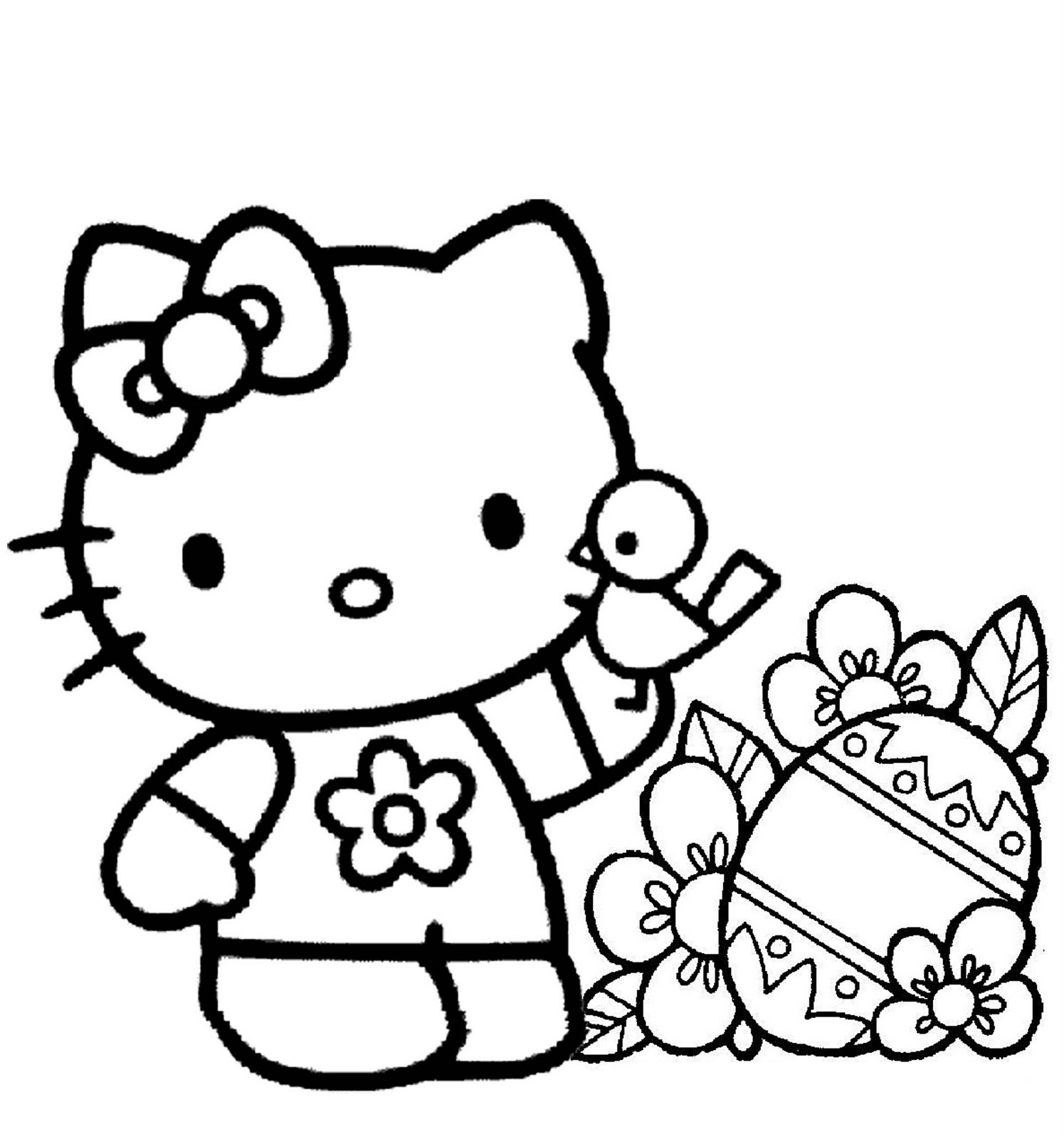 1495x1600 Free Printable Hello Kitty Coloring Pages For Kids